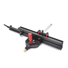 Aluminum Alloy Miter Gauge with Extended Fence for Table Saw - 0-60 Precision Angle Setting, Durable & Convenient