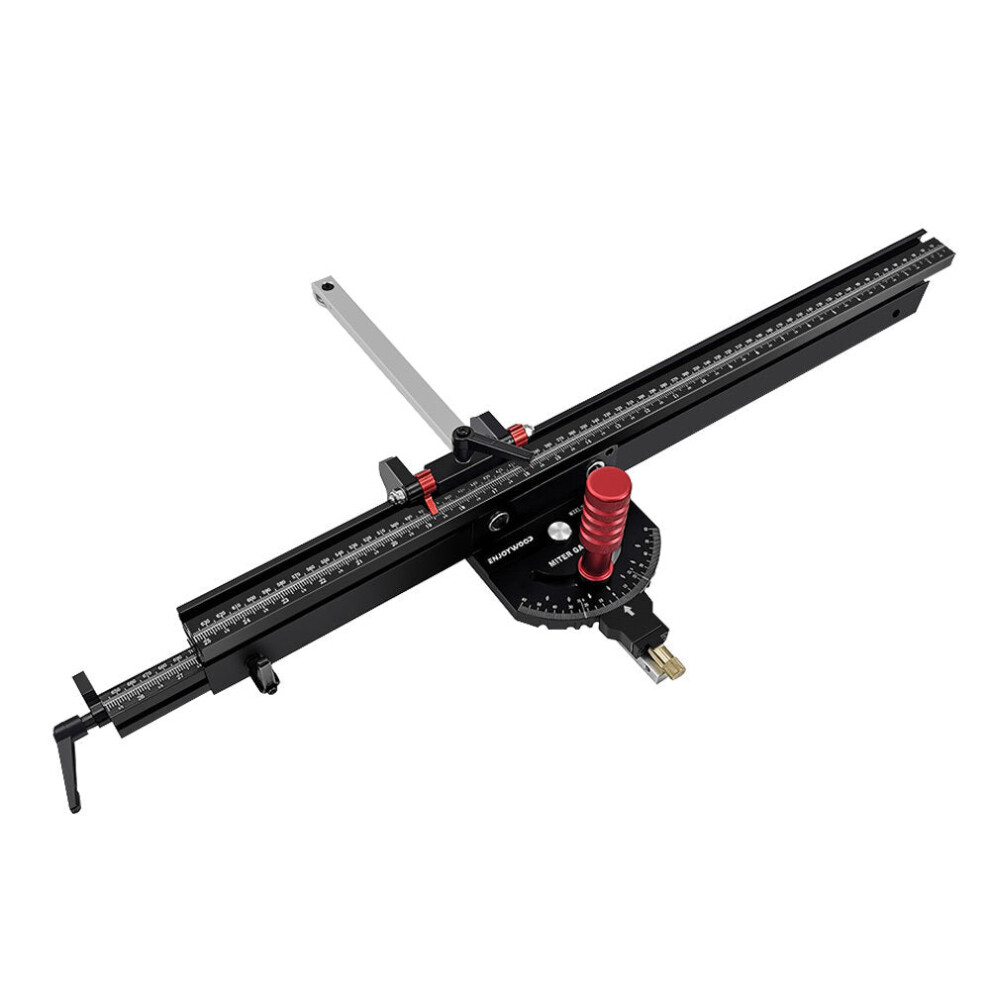 Aluminum Alloy Angle Miter Gauge For Table Saw, 0-60 Precision Settings, Extended Fence 640-1220Mm, Durable Woodworking Tool 8727971917107