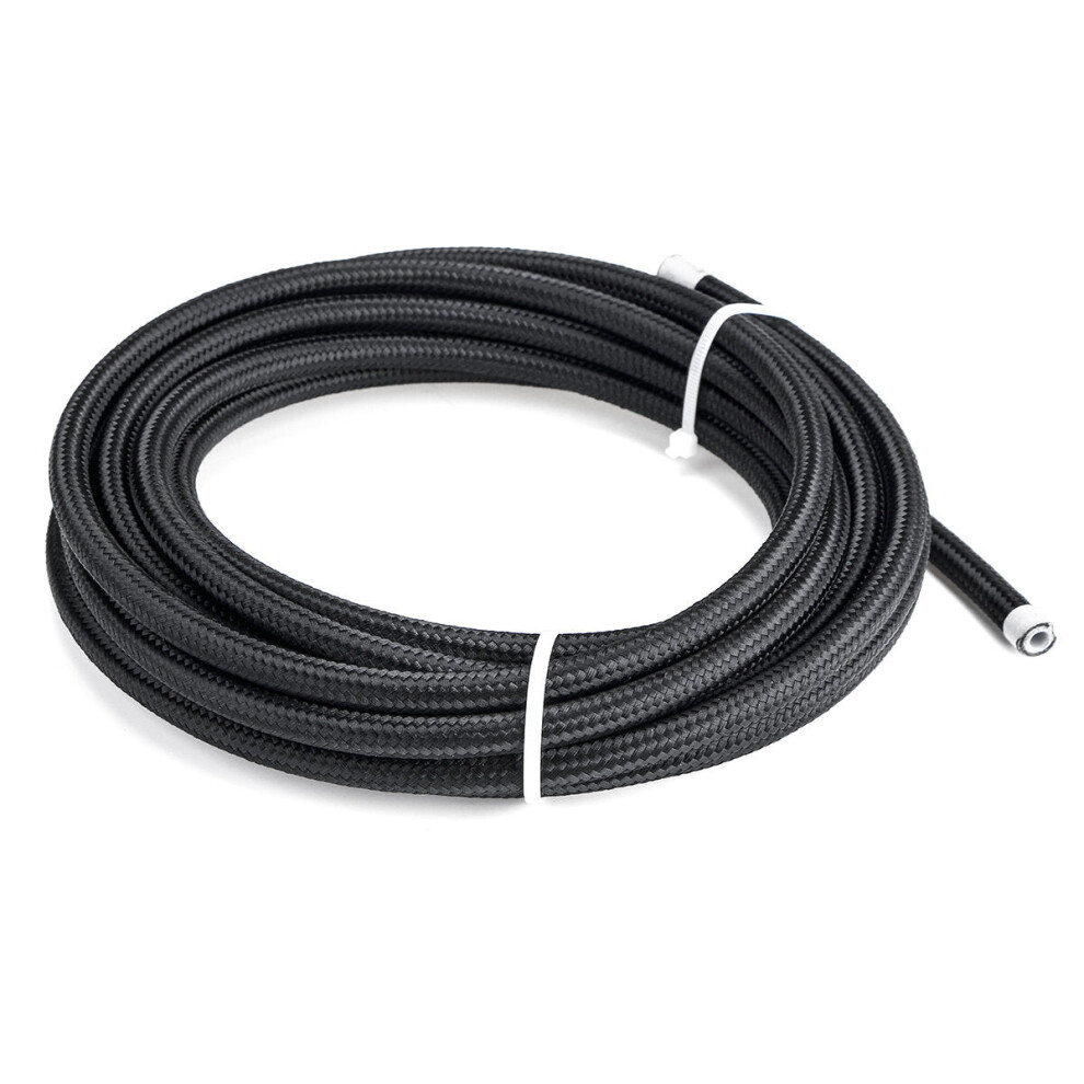 (An8) Fuel Hose Oil Gas Line Ptfe Nylon Stainless Steel Braided Hose 4250937710589