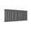 AICA (Single 600x1593mm, Anthracite) Designer Oval Column Radiator Central Heating 5