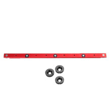 (450mm) Aluminum Alloy Miter Bar for Table Saw, Adjustable 300mm/450mm/650mm/880mm, Universal Fit for T Slot Miter Track, Red