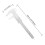 6Inch 150mm Mini Vernier Caliper Double Scale Plastic Measuring Tool 2pcs 5