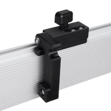 (Plus Right Stop, 1000mm) Aluminum Alloy Fence with Adjustable Length 450-1220mm & Left/Right Stop for Table Saws & Router Tables