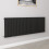 AICA (Single 600x1593mm, Black) Designer Oval Column Radiator Central Heating 1