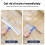 Professional Window Cleaning Kit with Telescopic Pole & Squeegee - 65" Glass Cleaner Tool Set 5