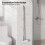 Professional Window Cleaning Kit with Telescopic Pole & Squeegee - 65" Glass Cleaner Tool Set 8