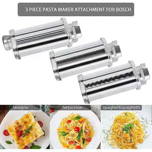 Accessorio per la sfogliatrice per impastatrice da cucina Bosch, per la sfogliatrice per spaghetti e 1