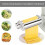 Accessorio per la sfogliatrice per impastatrice da cucina Bosch, per la sfogliatrice per spaghetti e 3