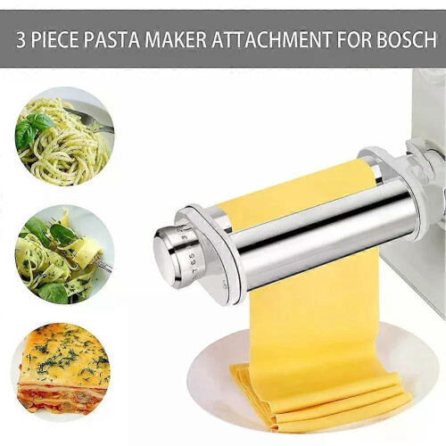 Accessorio per la sfogliatrice per impastatrice da cucina Bosch, per la sfogliatrice per spaghetti e 2