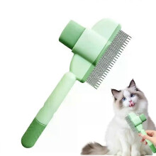 Pettine per la perdita di pelo degli animali domestici con pulsante di rilascio Pettine per la perdita