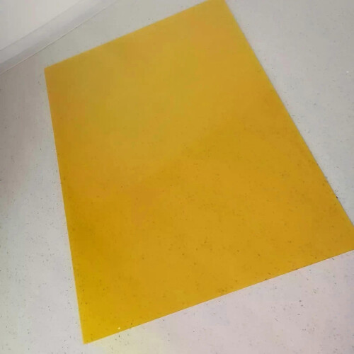 Plaque photopolymère soluble dans l'eau, résine polymère solide, impression typographique jaune DIY 2