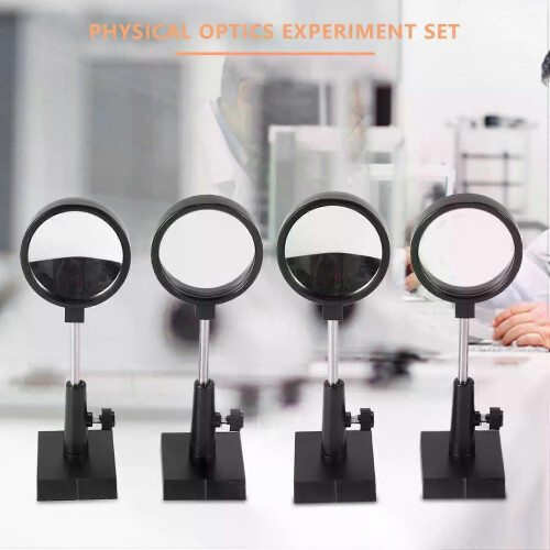 Physical Optics Experiment Set Convex Lens Concave Lens Triangular Prism Plane Mirror Convex Mirror 2