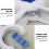 Mollette per bucato in plastica con robuste molle antiruggine, robuste mollette antivento per asciugamani 4