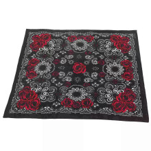 Pañuelo estampado para la cabeza, pañuelo de algodón, máscara para montar, turbante, bufandas de senderismo,