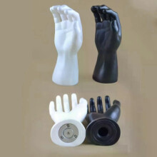 Manichino maschile in plastica, braccio destro, mano per espositore di gioielli, braccialetti, orologi