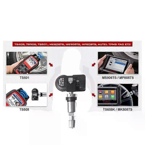Programmerbar MX-sensor 315MHZ+433Mhz Universal 2-i-1 däcktrycksövervakningssystem TPMS-verktygsprogram 1