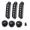 Skydda dina pickuper med ST Elgitarr Pickup Covers 48/50/52MM 1 Volym 2 Tone Knob SSS Secure 1