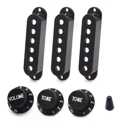 Skydda dina pickuper med ST Elgitarr Pickup Covers 48/50/52MM 1 Volym 2 Tone Knob SSS Secure