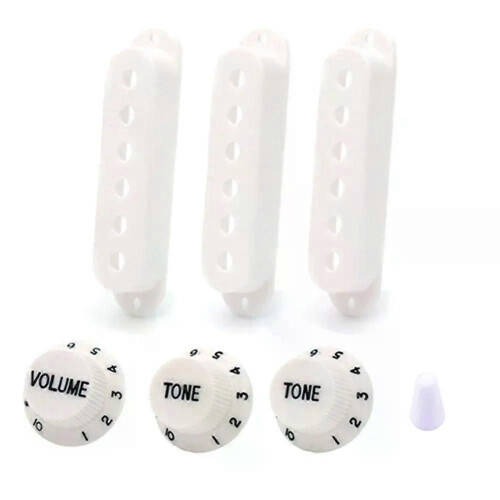 Skydda dina pickuper med ST Elgitarr Pickup Covers 48/50/52MM 1 Volym 2 Tone Knob SSS Secure 1