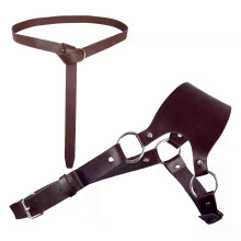 PU Leather Harness Medieval Armor Man Gothic Shoulder Belt Armour Viking Warrior Knight Cosplay Costume