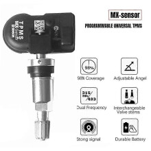 Programmerbar MX-sensor 315MHZ+433Mhz Universal 2-i-1 däcktrycksövervakningssystem TPMS-verktygsprogram