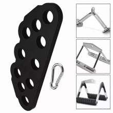 Pull Down Bar Cable Machine 153x56cm Steel Multi-hole Adjustable High Pull Back Trainer Fitness Spreader