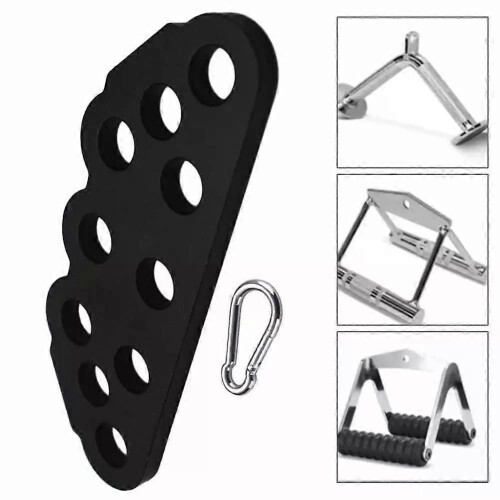 Pull Down Bar Cable Machine 153x56cm Steel Multi-hole Adjustable High Pull Back Trainer Fitness Spreader