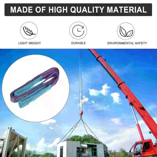 Polyester-Hebeband, Hebeband, Windengurt, Doppelschnalle, Bau-Möbel-Transportgurte 2