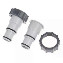Adattatore per tubo flessibile per piscina con collare per pompe con attacco filettato Intex per adattatore