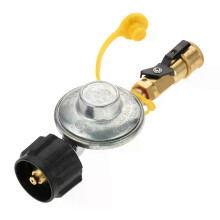 Adattatore a innesto rapido da 1/4" per propano con regolatore per grill a gas per braciere, barbecue,