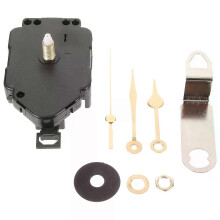 Kvarts pendelklocka rörelse 22MM Axellängd Mute Mekanism Ersättningshänder Plast Wall Kit Reparation