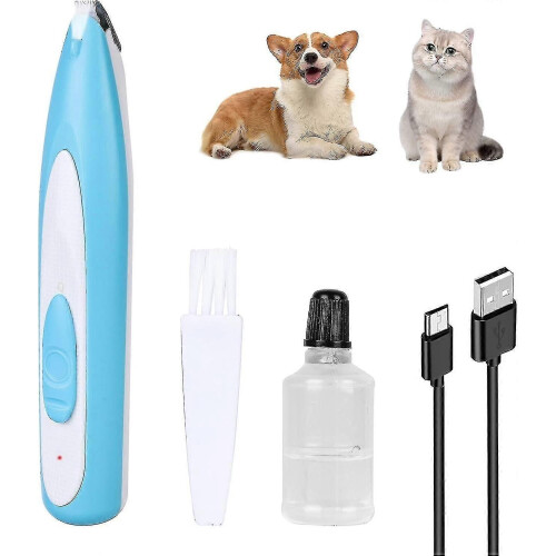 Tagliacapelli silenzioso per cani e zampe con luce LED e lampada per gatti - Tagliacapelli per animali