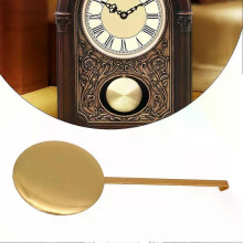 Kvarts Väggklocka Högglans guld Metall Pendel Swing Movement Quartz Klocka Reparation DIY klocka Tillbehör