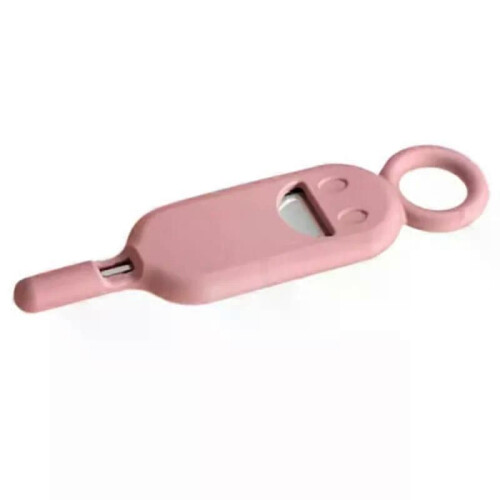 Portable SIM Card Removal Pin Anti-Lost Set Smile Pattern Storage SIM Color Solid Tool Needle Phone 2