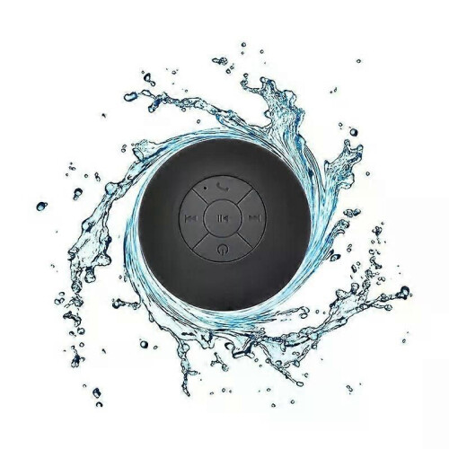 Caisson de basses portable pour douche, haut-parleur Bluetooth sans fil étanche, appel mains libres,