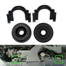 Soporte de goma para radiador, buje, junta, almohadilla, compatible con 21506-4M400, 21507-4M400 y 21542-CA000