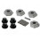 RC modellbildelar för HPI Racing 86066 - HEX HJULNAV 14mm (SILVER/4st) 1