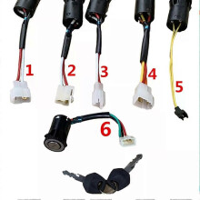Interruttore di avviamento a chiave per auto elettrica, auto giocattolo, chiave 6V 12V, universale per