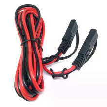 Heavy Duty SAE naar SAE snelkoppeling SAE verlengkabel stofkap 180CM 14AWG voor kampeertrailer Solar