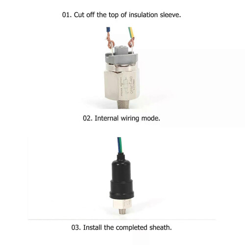 Pressure Switch Pneumatic Adjustable Diaphragm Type Pressure Switch Stainless Steel Rubber Pressure 1