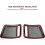 Garniture de couvercle de feu arrière pour Dodge RAM 1500, accessoires ABS 3