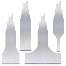 Fram- och återgående sågskrapablad 4-PCS-blad Recipro-verktyg som fästtillbehör och adapter för