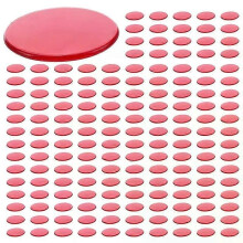 RTSHE-300st Klarröd Plast Bingo Chips 19Cm