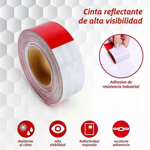 Reflective Adhesive Tape Excellent Visibility 25m *2 roll 2