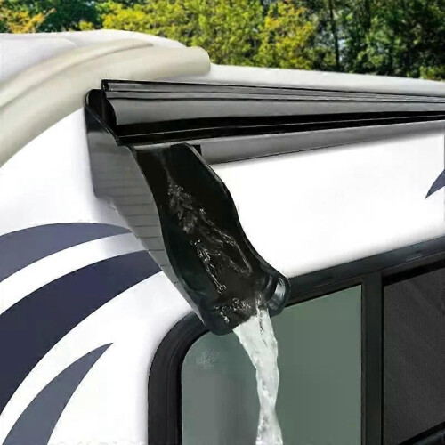 RV Gutter Spouts RV Rain Gutter Downspout With Extensions Rain Gutter Dwonspout Diverter 2 Right&2 Left 1