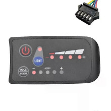 Medidor de velocidad para bicicleta eléctrica S810 con pantalla LED de 36 V y protección IP65.