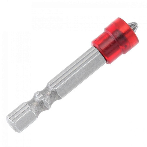 S2 Tool Steel Single Cross Screwdriver Bits with Magnetic Circles and Hex Shank for Power Drill 1