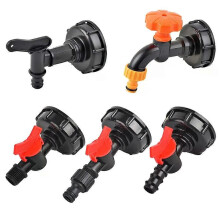 Adaptateur de réservoir IBC à filetage femelle S60, robinet 16 mm, filetage 1/2, raccord rapide pour