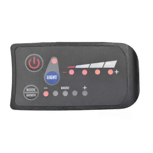 Compteur de vélo électrique S810, écran LED 36 V, IP65, 6 broches
