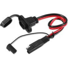 SAE snabbkopplingssele 12AWG 30CM Vattentät SAE förlängningssladd Sidväggsport för solpanelsgenerator